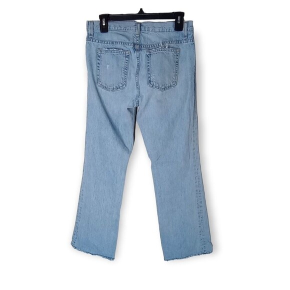 VTG J.Crew Men's Denim Jean Distressed Button Fly Light Wash Blue Size 30x30 - Picture 2 of 12